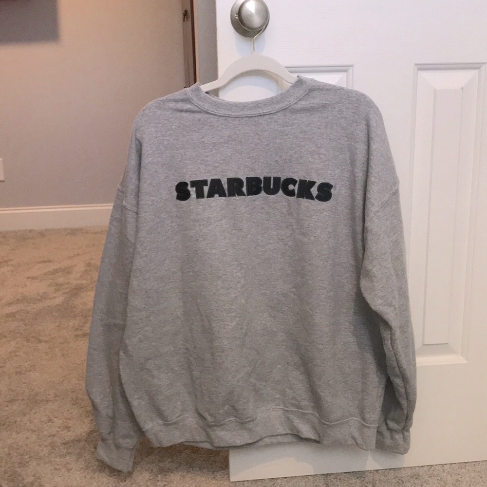 oversized starbucks sweatshirt